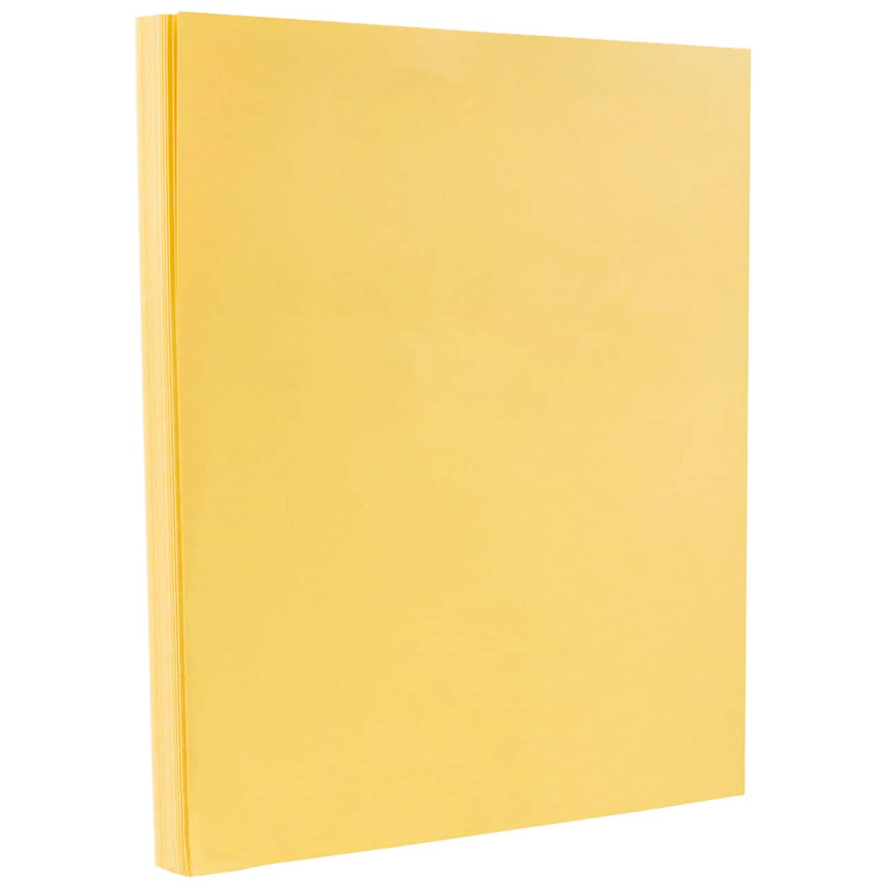 JAM Paper 8.5'' x 11'' 67lb. Vellum Bristol Cardstock, 50 Sheets